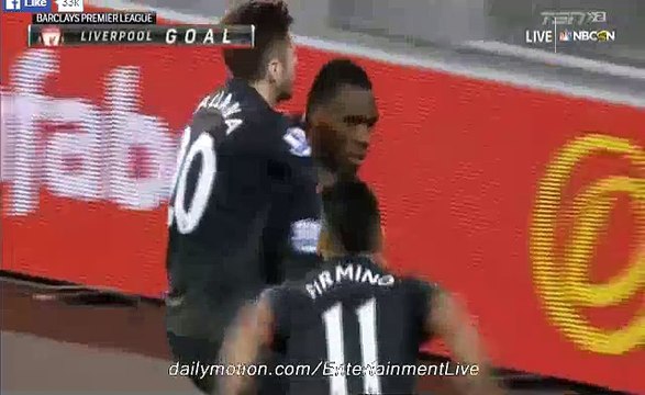 GOOOAL Christian Benteke Goal Sunderland 0-1 Liverpool Premier League