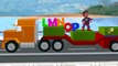 Wheels On The Bus | Superman Cartoons Nursery Rhymes for Children Hot Wheels Bus Song