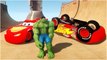 ANGRY HULK SMASH LIGHTNING MCQUEEN CARS! (Disney Pixar) PARODY (Rayo Macuin) + Nursery Rhy