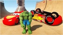 ANGRY HULK SMASH LIGHTNING MCQUEEN CARS! (Disney Pixar) PARODY (Rayo Macuin)   Nursery Rhy