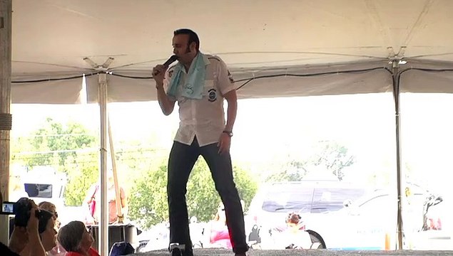 Mario Kombou sings 'It's Midnight' Elvis Week 2011