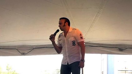 Mario Kombou sings 'Just Pretend' Elvis Week 2011