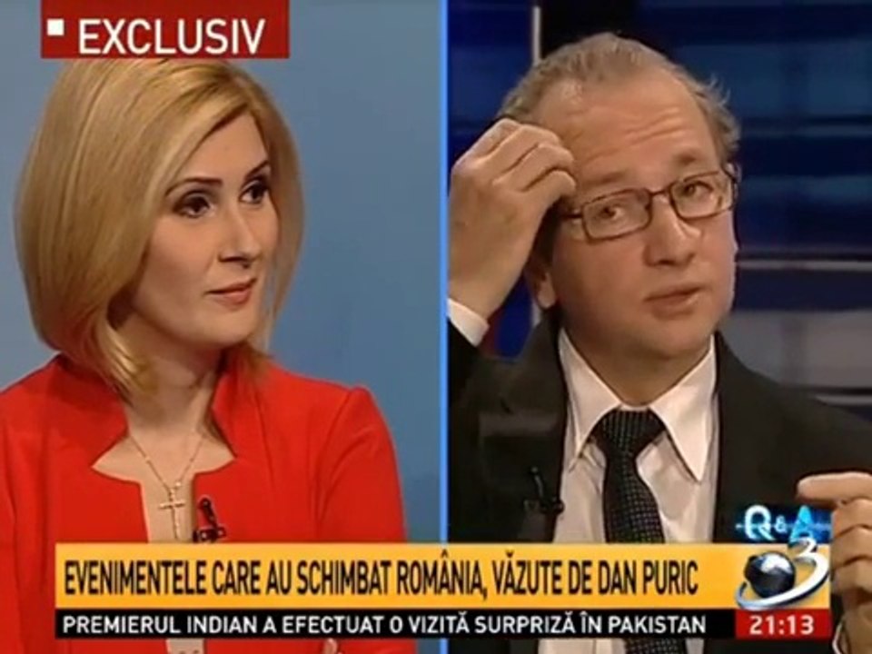 1/2: DAN PURIC la Sandra Stoicescu: ROMANIA E M...