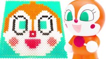 アンパンマン ドット絵 ドキンちゃんをビーズで描く PPCandy Channel Anpanman Pixel Art Parlor beads Minecraft