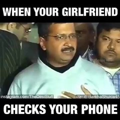 When Your Girlfriend Check Your Mobile Phone