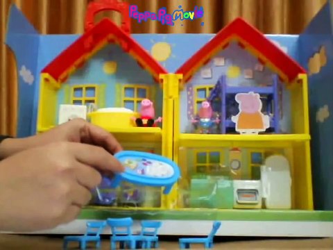 Peppa Pig Peek and Surprise Playhouse Unboxing