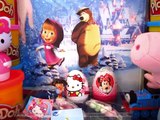 Маша и Медведь, Masha i Medved, Frozen, Disney, Peppa Pig Toys,Kinder masha and the bear