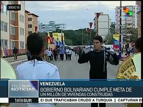 Gob. bolivariano cumple meta de un millón de viviendas construidas