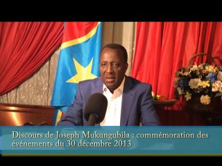 Discours du Prophète Joseph Mukungubila pour la 2ème commémoration  des massacres du 30 décembre 2013