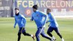 FCB training session: Last training session of the year