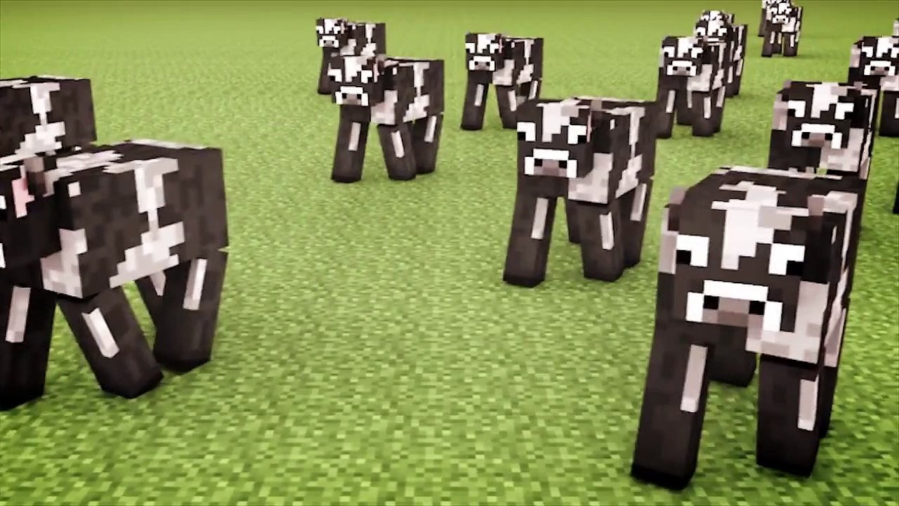 Minecraft Cows & Minecraft Cows & Minecraft Cows (Minecraft Animation)