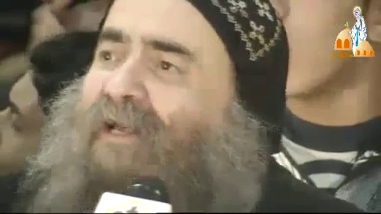 Apparition de la Vierge Marie pendant le chant de l'Ardent Buisson à l'église du Zeitoun w/ Anba Youaness - 31 .12.2015