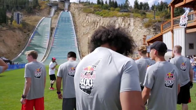 Mountain Running Up a Ste[E-0] Ski Jump | The Red Bull 400
