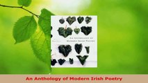 Read  An Anthology of Modern Irish Poetry Ebook Free