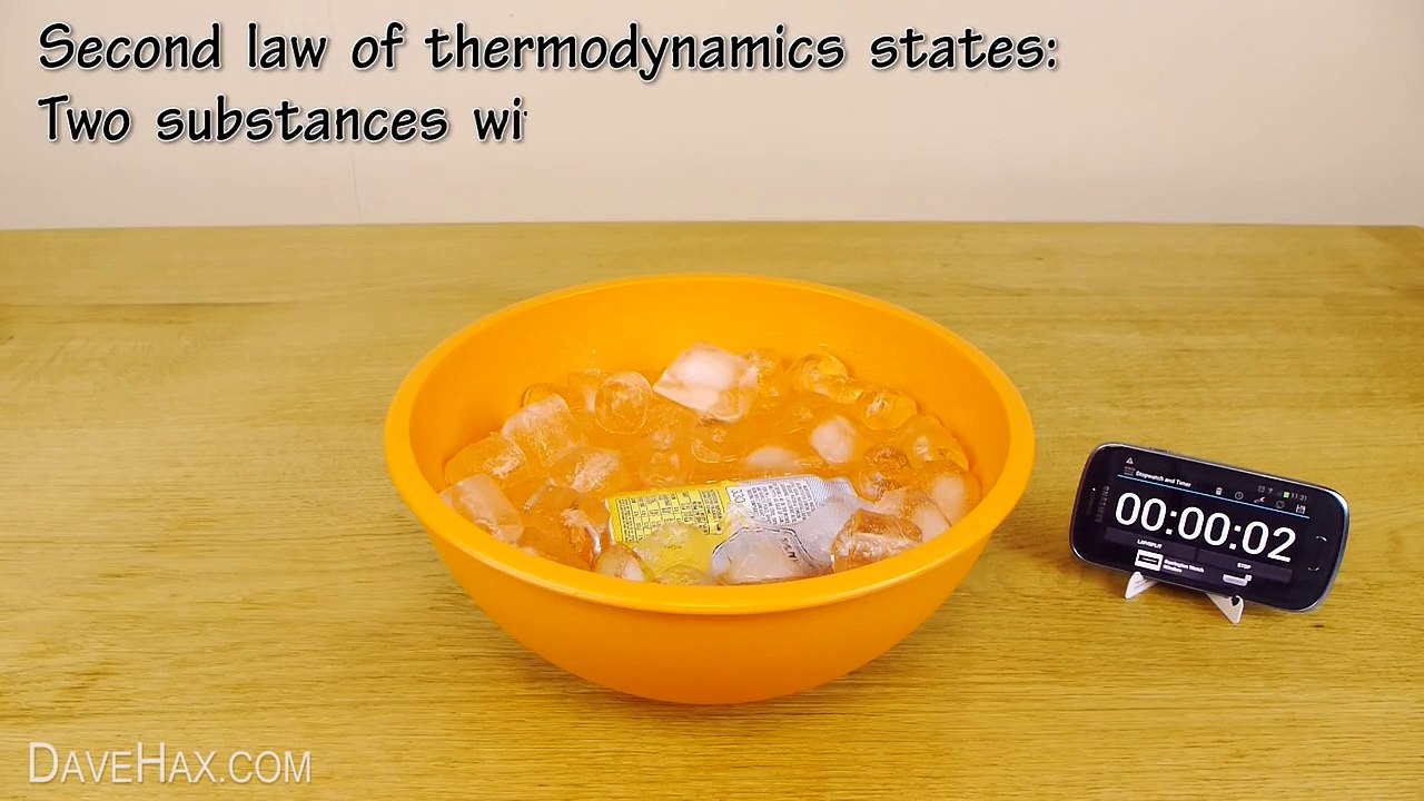 How to Cool a Drink in 2 Minutes