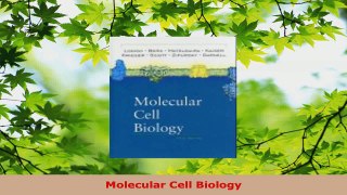 Download  Molecular Cell Biology PDF Free