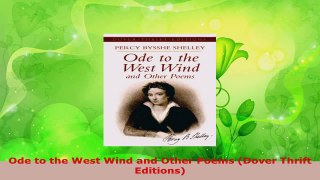 Download  Ode to the West Wind and Other Poems Dover Thrift Editions PDF Online