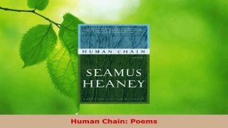 Read  Human Chain Poems PDF Free