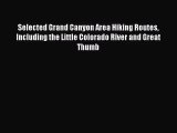 Selected Grand Canyon Area Hiking Routes Including the Little Colorado River and Great Thumb