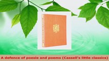 Download  A defence of poesie and poems Cassells little classics PDF Free