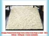 Shaggy Flokati Greek Rugs Ivory colour from Rugs