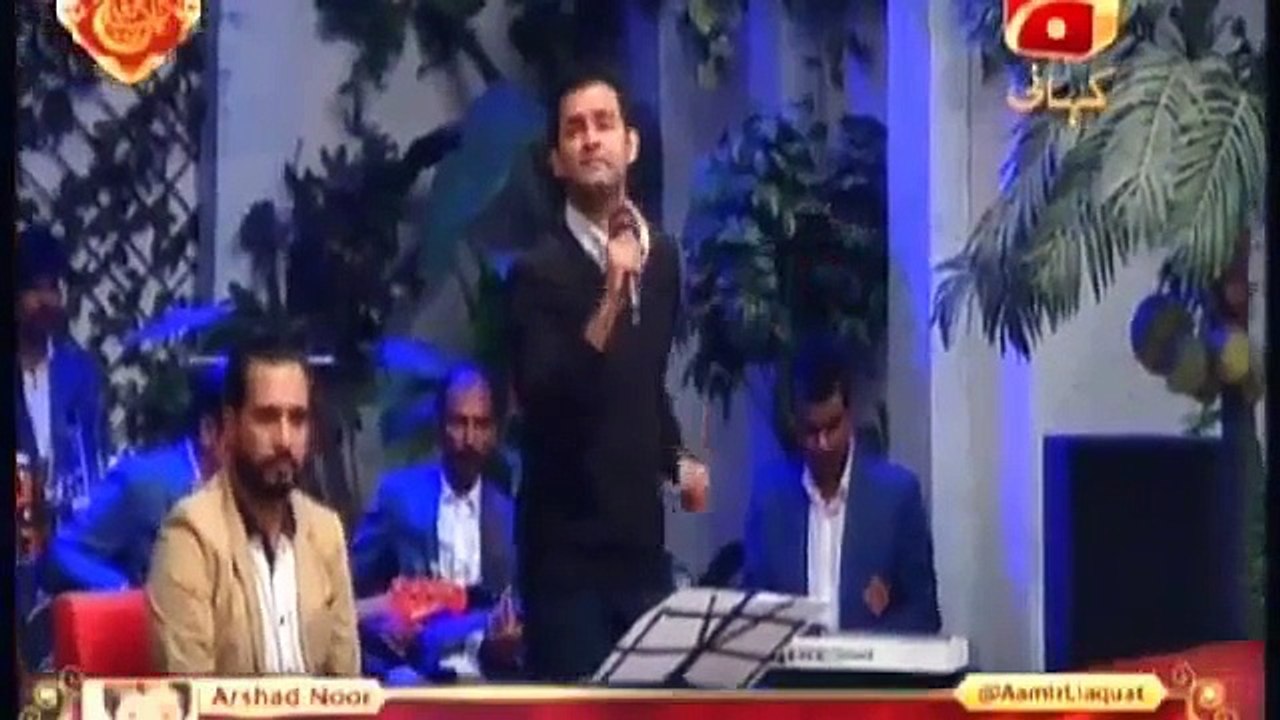 Javed Sheikh in Subh e Pakistan with Dr Aamir Liaqat on Geo Kahani - 31st December 2015 - Part 1