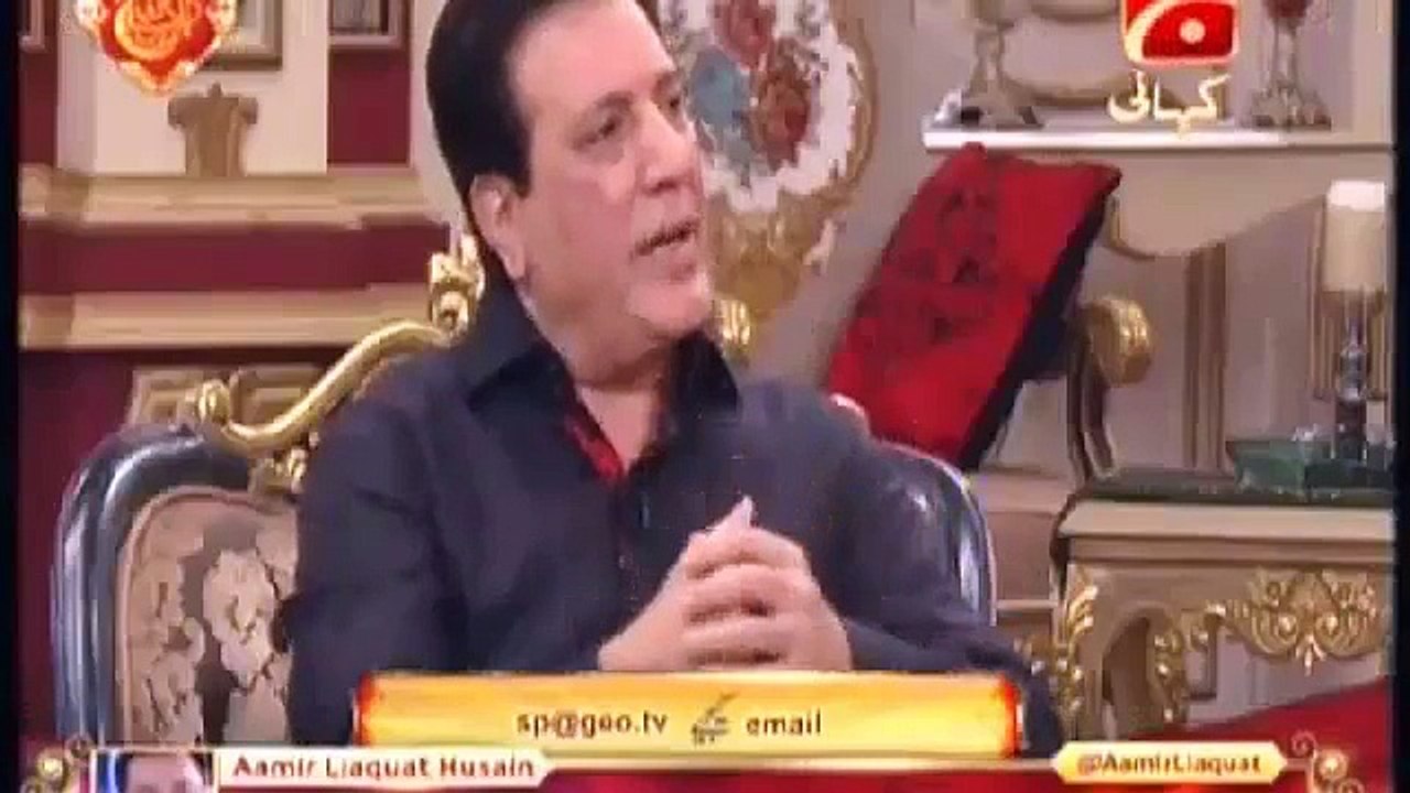 Javed Sheikh in Subh e Pakistan with Dr Aamir Liaqat on Geo Kahani - 31st December 2015 - Part 2