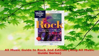 Read  All Music Guide to Rock 2nd Edition Amg All Music Guide Series Ebook Free