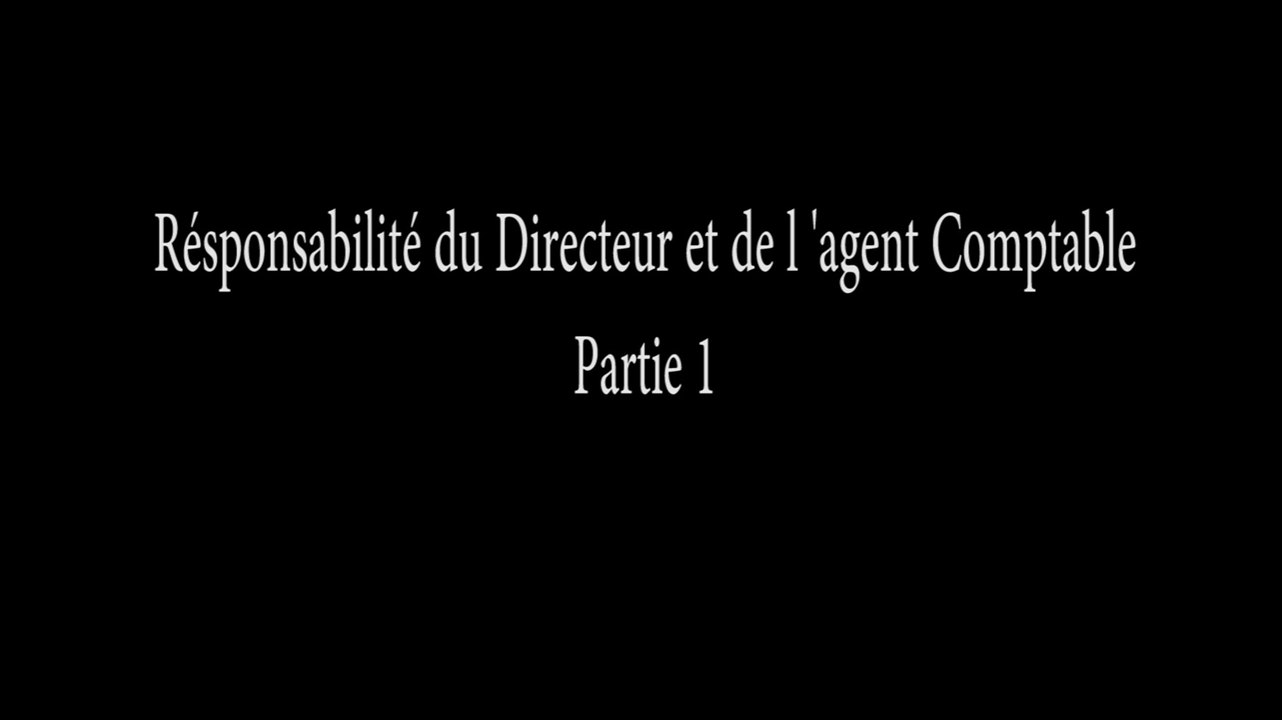 responsabiliter du directeur 1