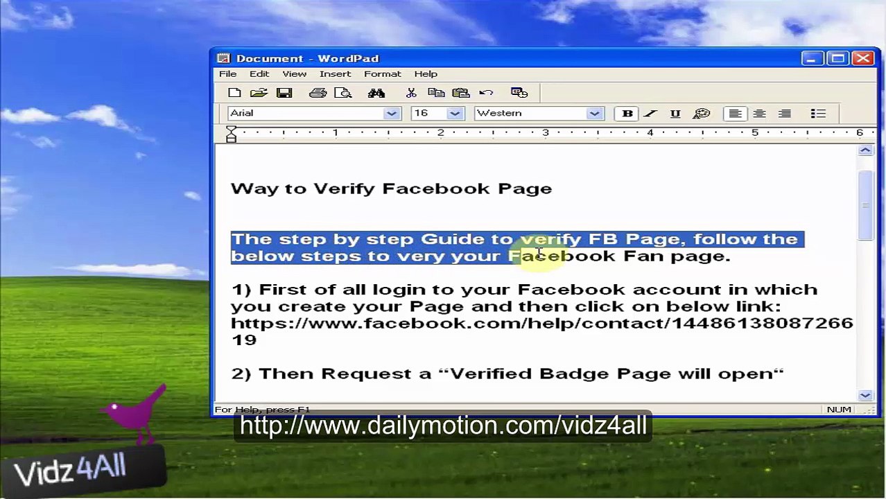 How to verify facebook page steps 2015-2016