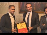 Napoli - Inler riceve la cittadinanza onoraria (25.11.15)