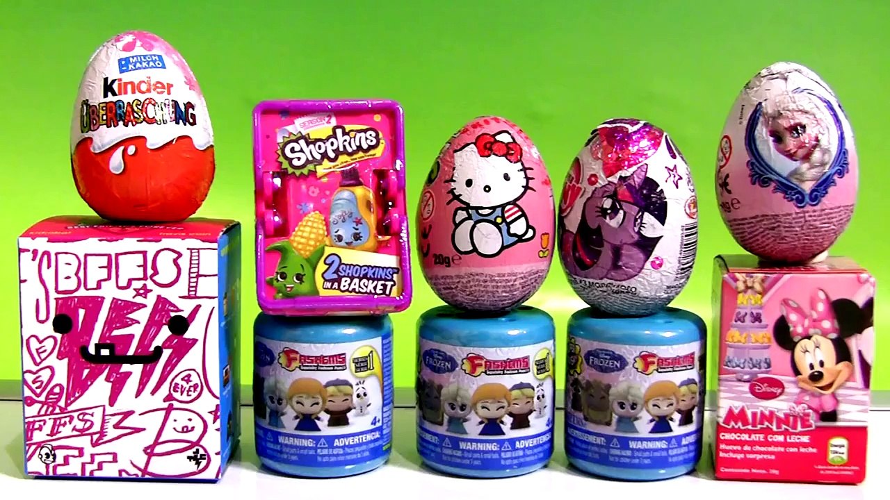 Disney FROZEN FASHEMS Surprise Capsule BFFs MyLittlePony SHOPKINS Play-Doh Peppa Barbie Su