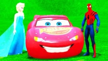 FROZEN Parody w/ SPIDERMAN & Lightning MCQUEEN Disney Pixar CARS HD 1080p