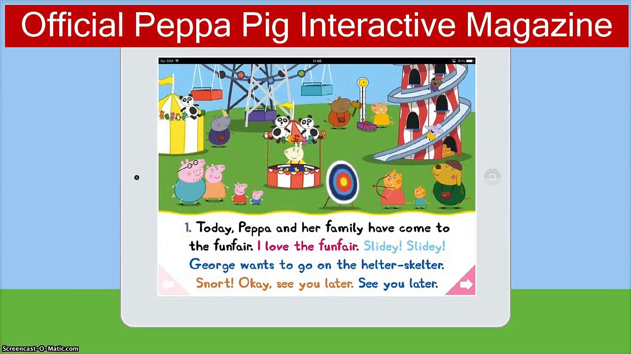 App Official Peppa Pig Interactive Magazine Trailer