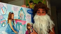 Disney's Frozen Crystal Kingdom Vanity Unboxing w/ Elsa! || Disney Toys Review || Konas2002