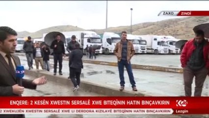 Barzani Derneğinden Türkiye'ye Dönemeyen Türk Şoförlere Yemek