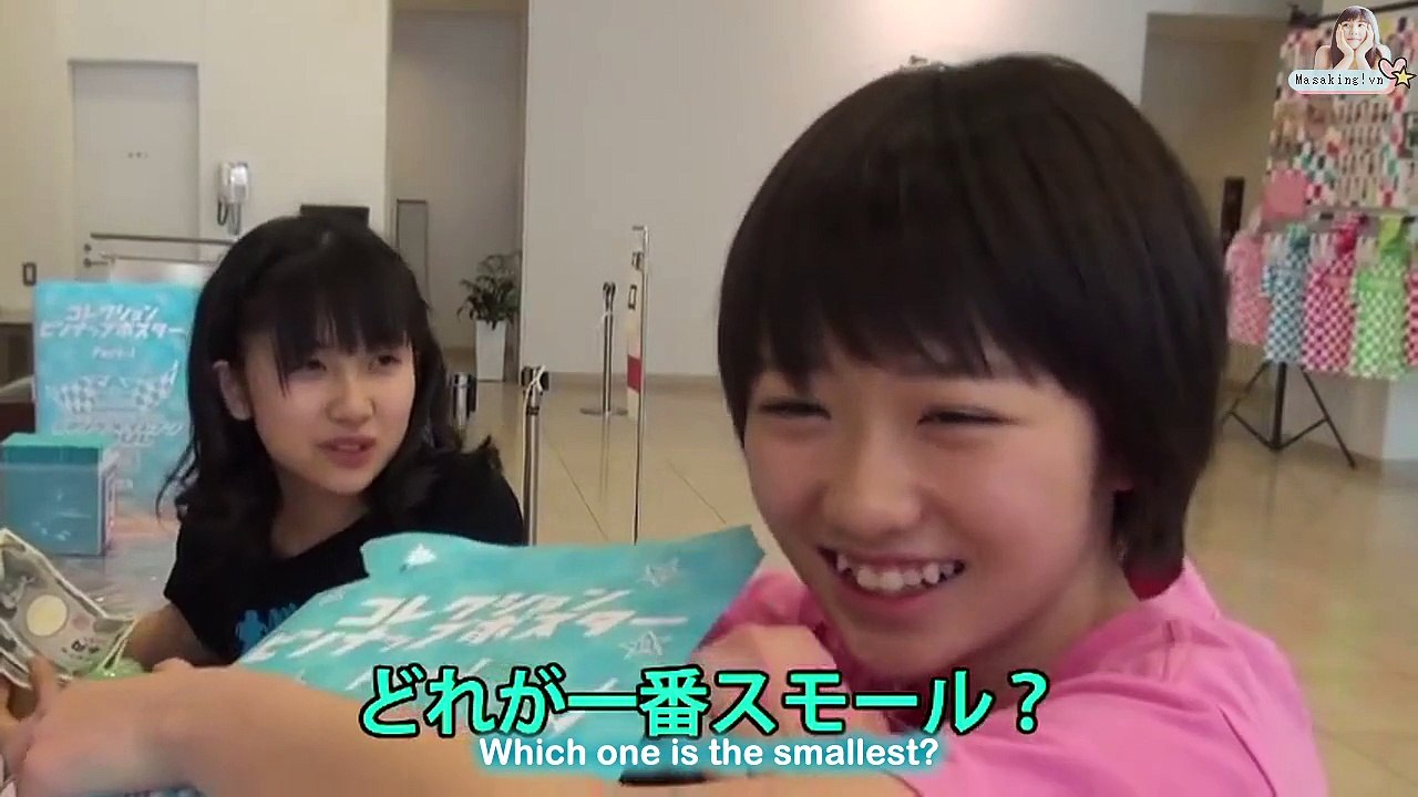 [Engsub] Which one is the smallest - Morning Musume Sato Masaki + Kudo Haruka