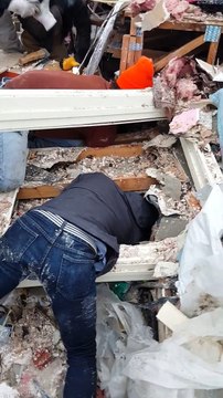 CBS This Morning - WATCH: As this man cleans up tornado debris in Texas