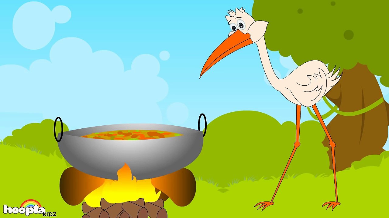 The Fox and the Stork Aesops fables