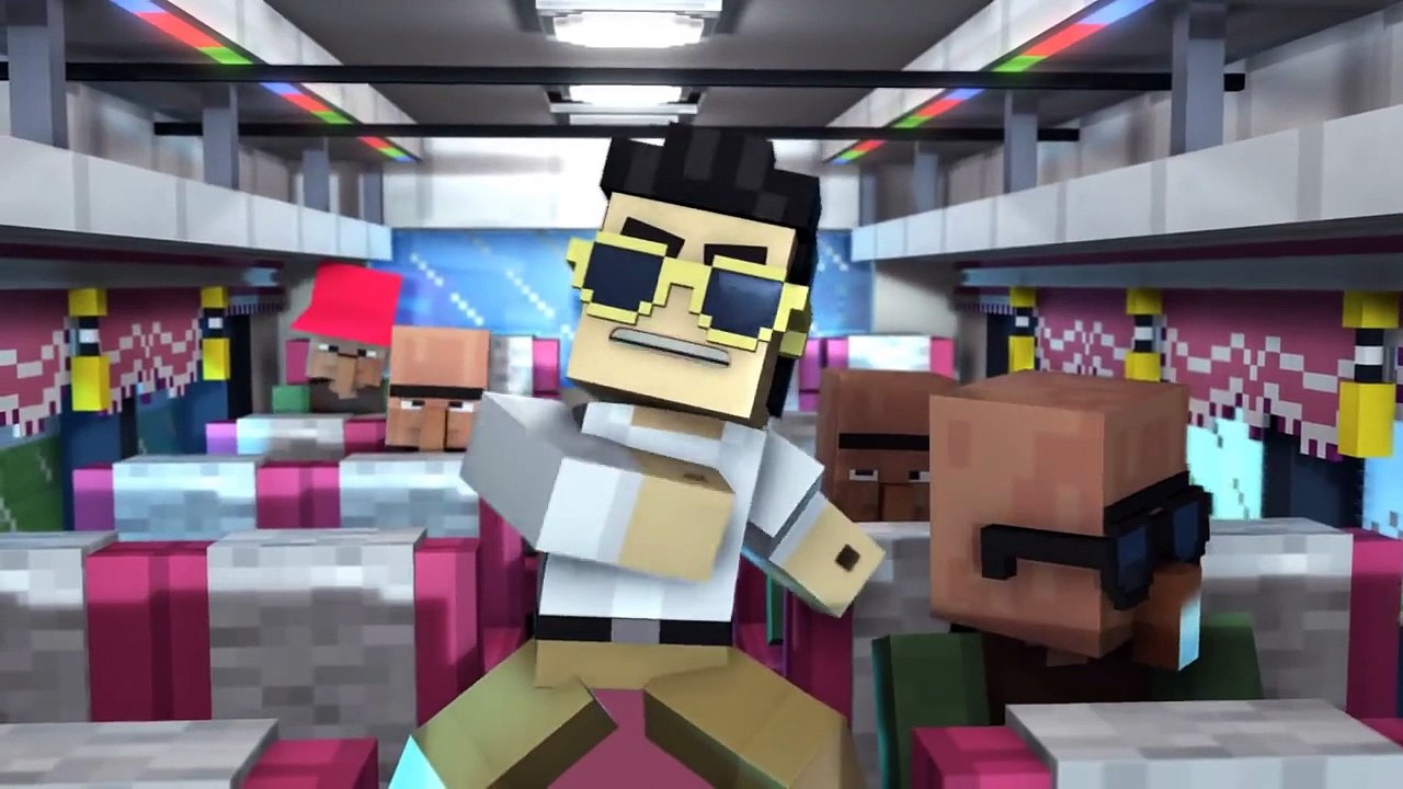 Minecraft Style A Parody of PSYs Gangnam Style (Music Video)