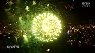 2015 DEC 31 - NYE Fireworks MIDNIGHT - Sydney AUSTRALIA