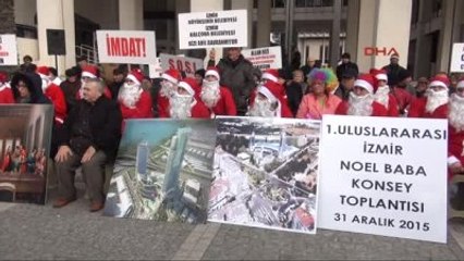 İzmir Arsa Mağdurlarından Yılın Son Gününde İlginç Eylem