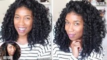 BACK TO BLACK | Dying Natural Hair at Home BOX DYE Demo   Results