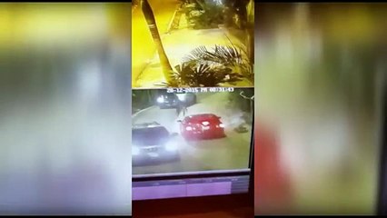 Muestran un secuestro en el Country Club captado por cámaras de vigilancia