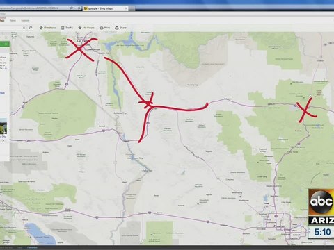 Deadly crash shuts down route to Las Vegas