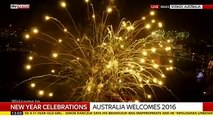 Sydney, Australia Fireworks Eve - Happy New Year 2016
