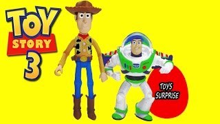 TOY STORY 3 Factory Surprise Eggs McQueen CARS Spongebob Woody Buzz Lightyear TMNT LEGO TO
