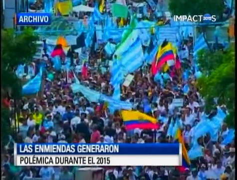 2015 fue el año de las enmiendas constitucionales