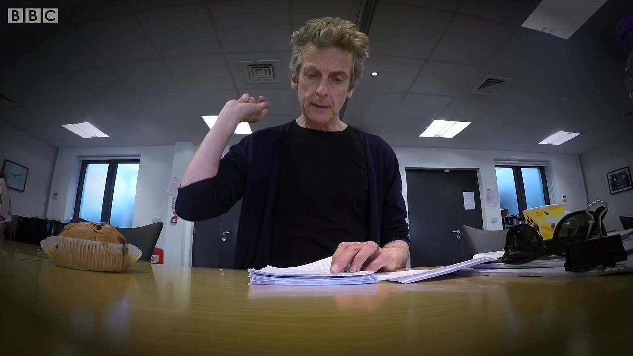 Peter Capaldi smashes it at the read-through ...