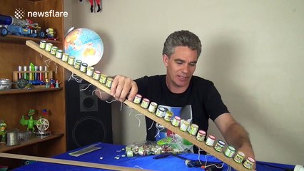 Man makes 'mega party popper' only to find it's over in an instant